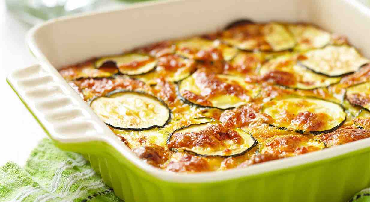 Flan de courgettes au yogourt