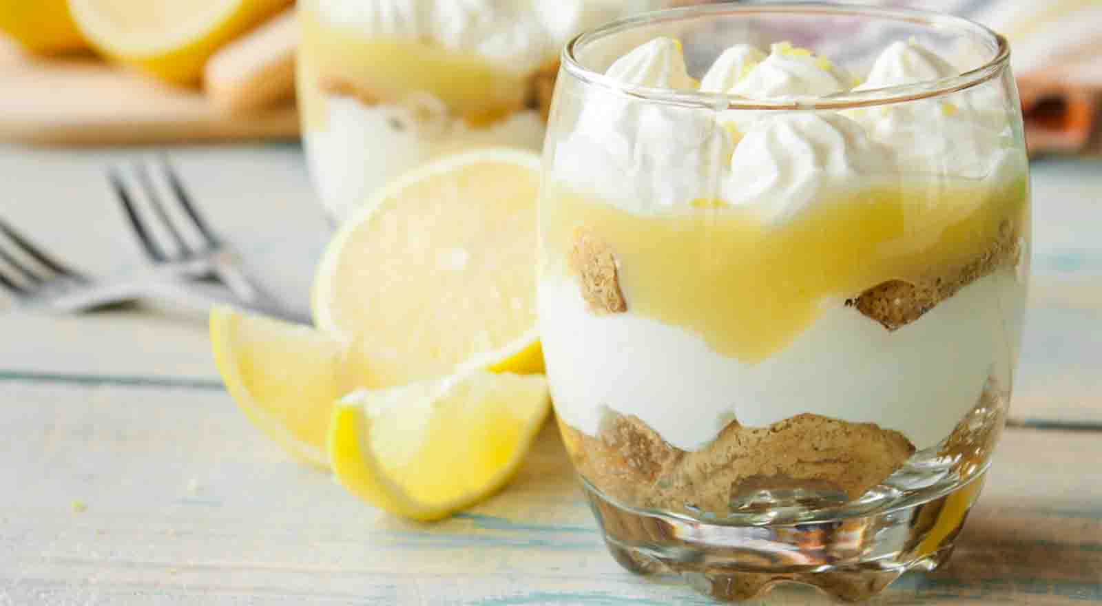 Tiramisu au citron sans mascarpone