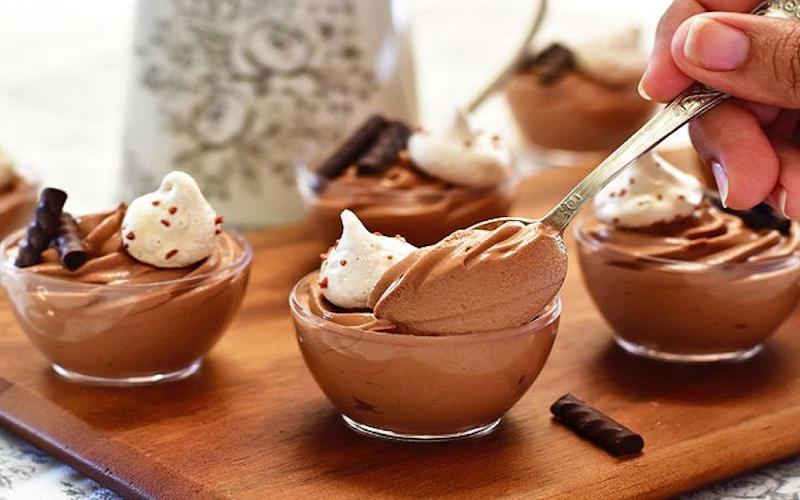 Mousse au chocolat gourmande