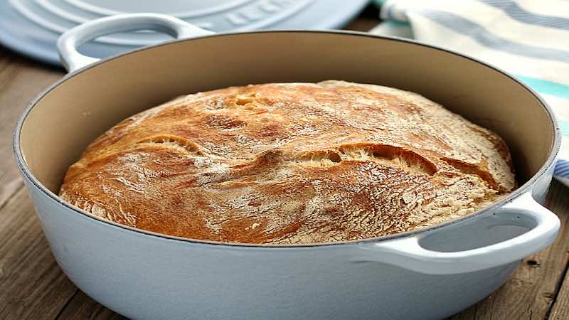 Pain cocotte sans pétrissage