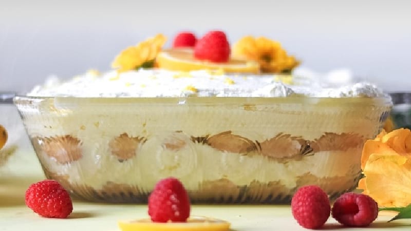Dessert Sablé Au Citron Zéro Cuisson