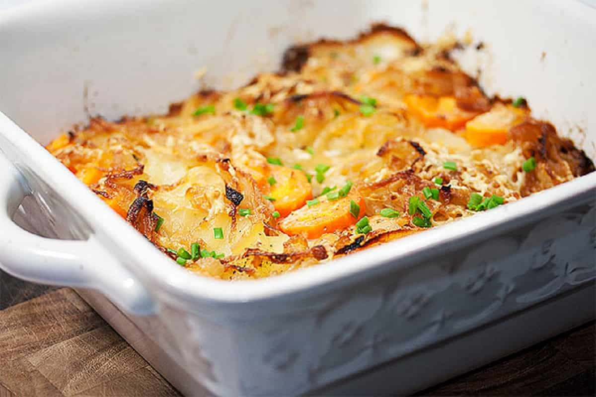 Gratin de navets carottes