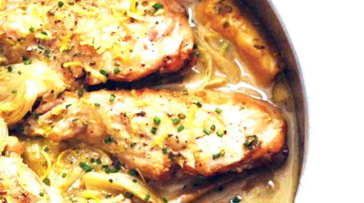 LAPIN AU CITRON ET AU PARMESAN