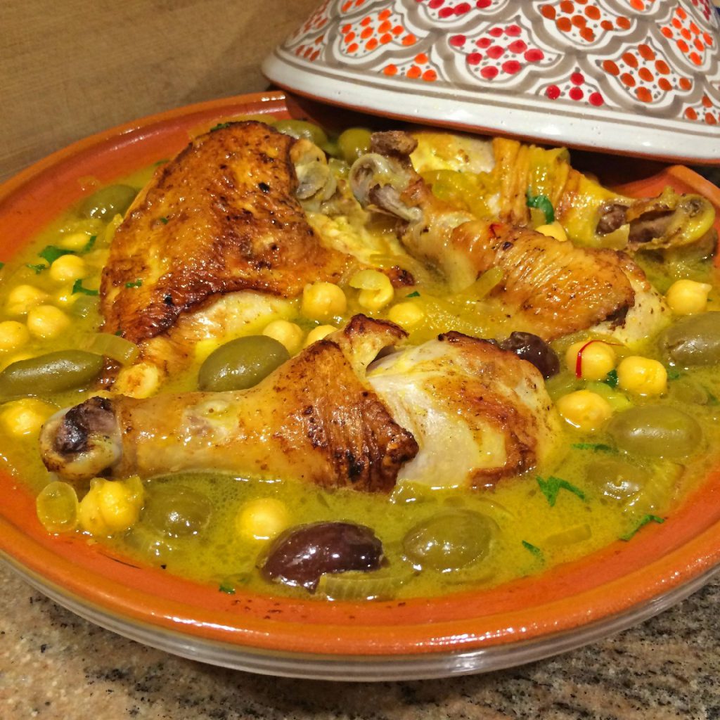 Tajine de poulet aux olives et au citron confit... UN GRAND CLASSIQUE