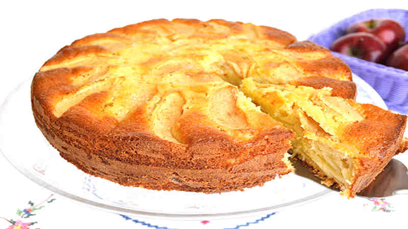 Moelleux aux pommes et mascarpone