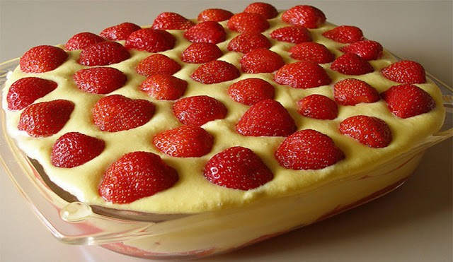 Tiramisu aux fraises gourmand