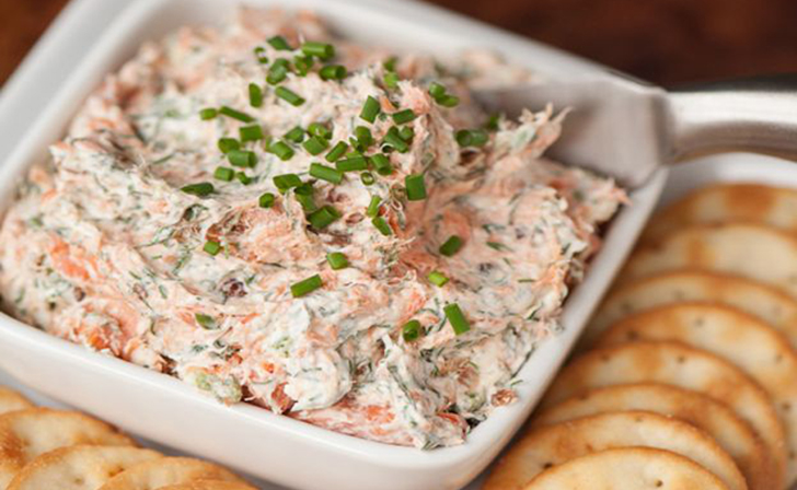 Trempette au saumon fumée
