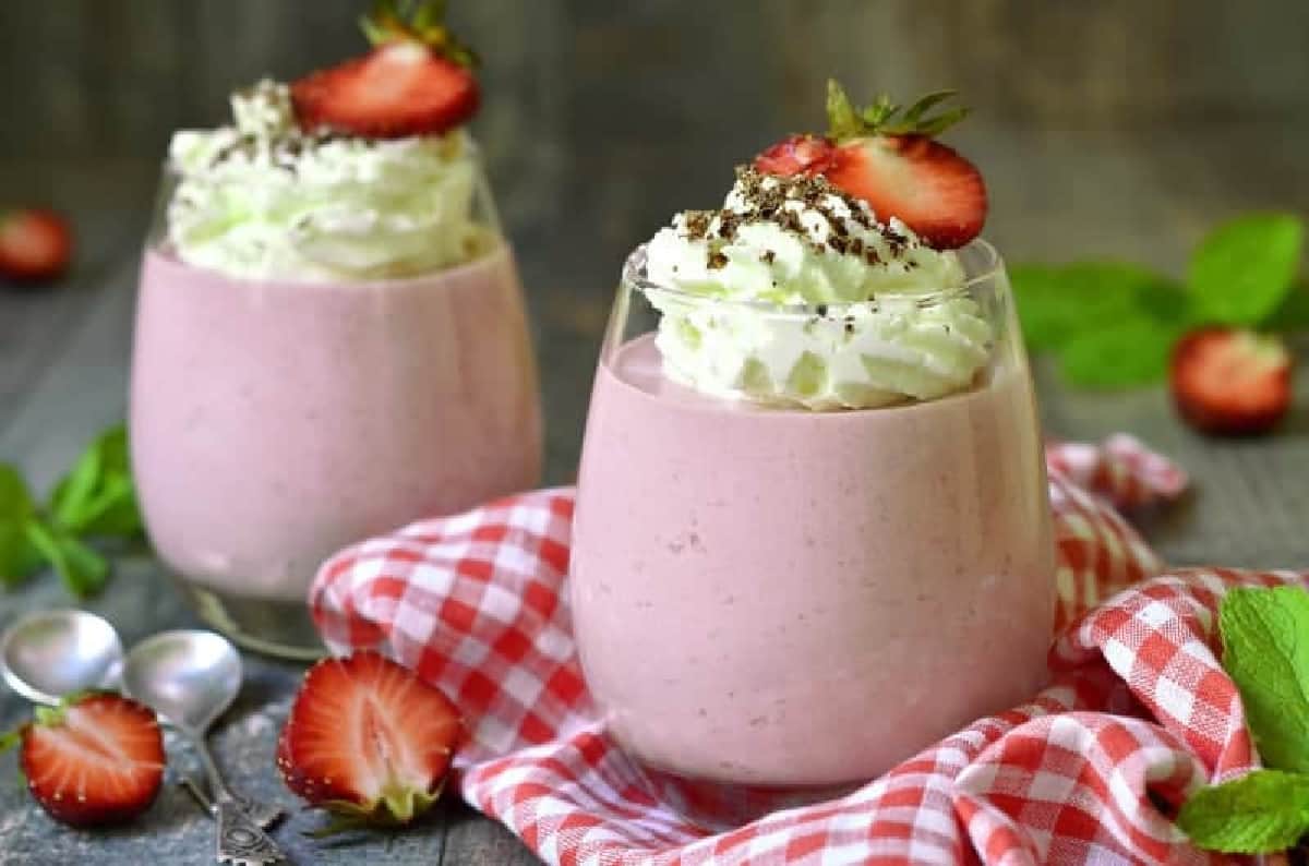 Mousse aux fraises