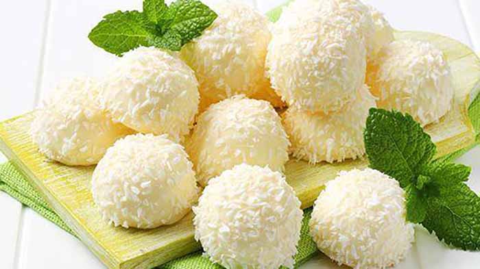 Boule fondante noix coco