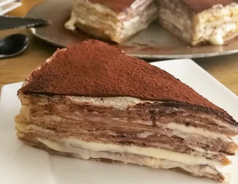 GÂTEAU DE CRÊPES FAÇON TIRAMISU FACILE