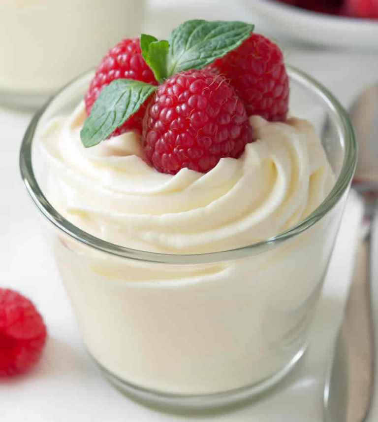 Mousse de mascarpone à la vanille