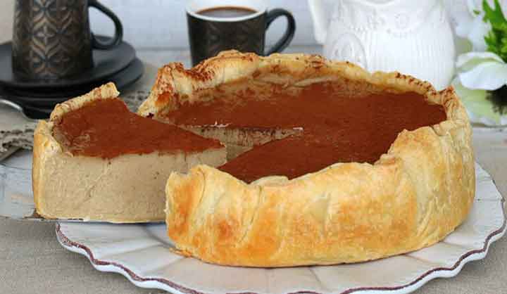 Flan parisien au café