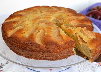 Gâteau aux pommes et mascarpone