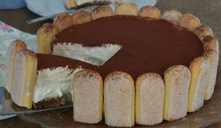 Charlotte façon tiramisu