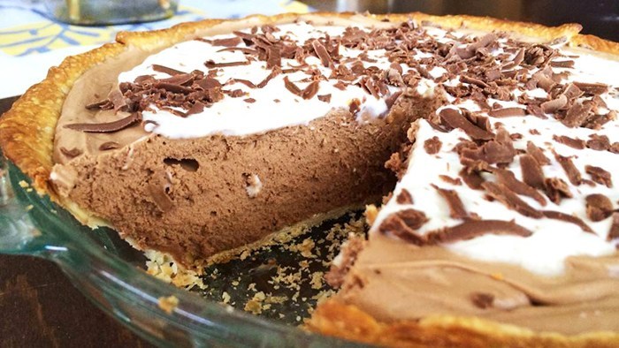 Tarte mousse au chocolat
