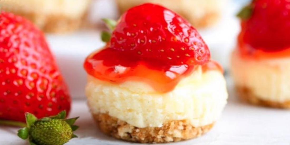 Gâteau au fromage et à la fraise