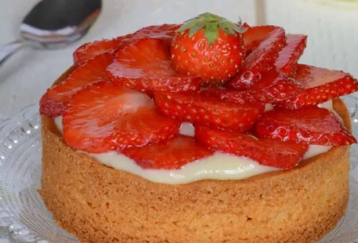 Tartelettes aux fraises sur sablé breton
