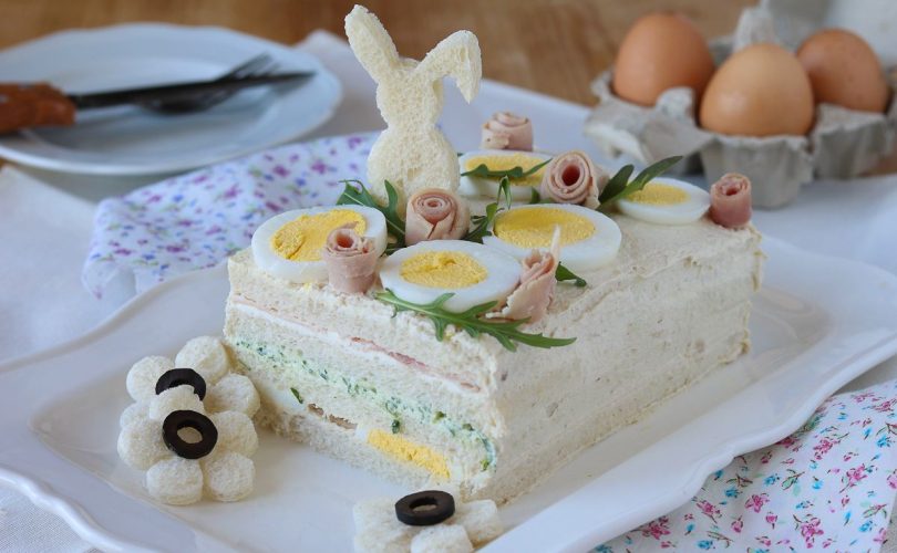 Gâteau sandwich au thon et au Philadelphia