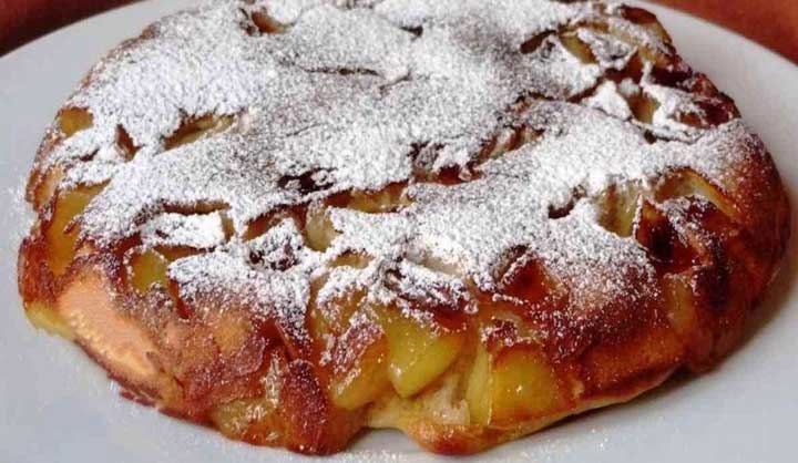 Gâteau aux pommes Moelleux à la poêle