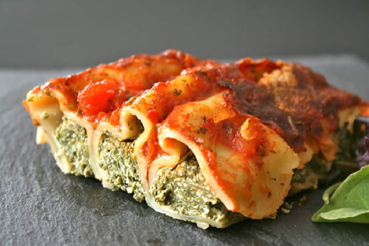 Cannelloni ricotta et épinards