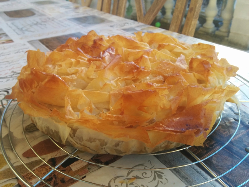 Croustade gasconne aux pommes et aux pruneaux