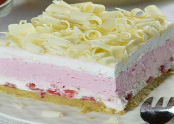 Dessert aux fraises lasagne sans cuisson
