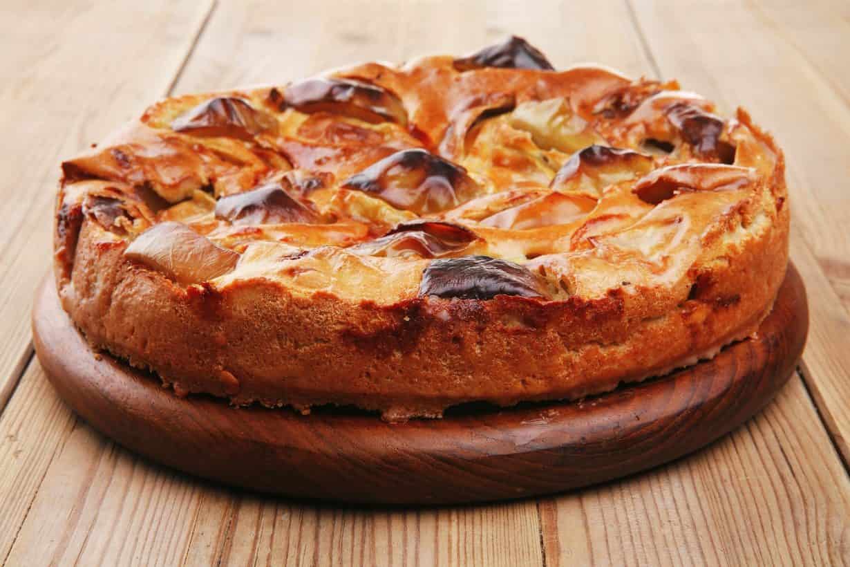 Tarte-flan aux pommes à l’ancienne