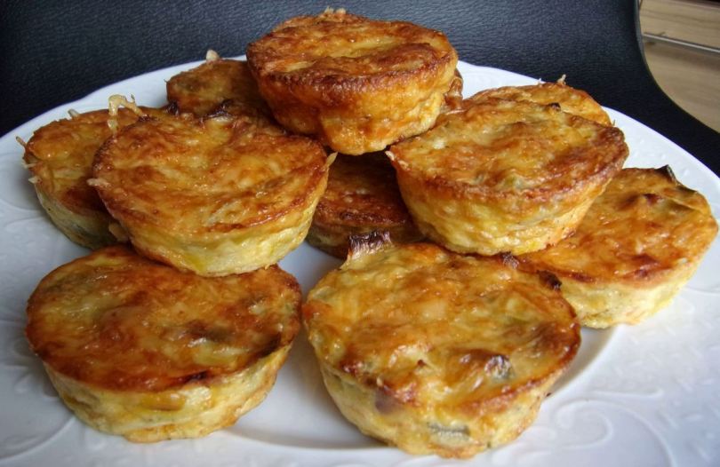 Bouchées crémeuses aux œufs et poireaux