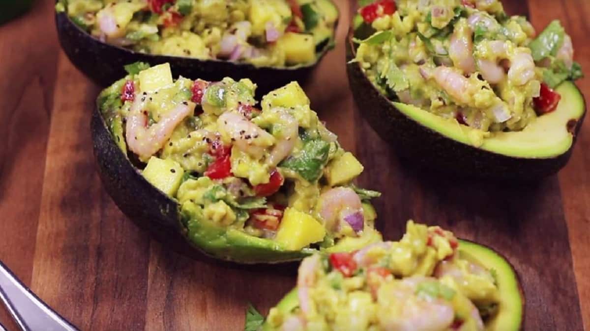 AVOCAT FARCIS CREVETTES