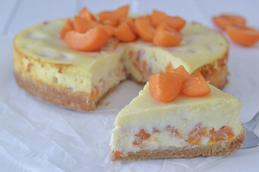 Gâteau au fromage à la ricotta et à l’abricot