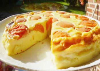 Flan pâtissier aux abricots moelleux