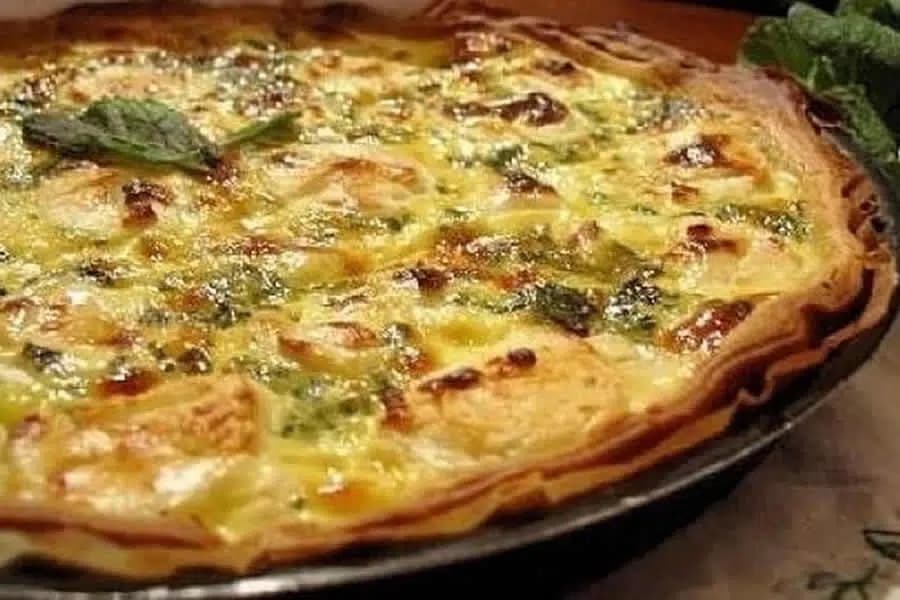 Quiche aux courgettes et thon