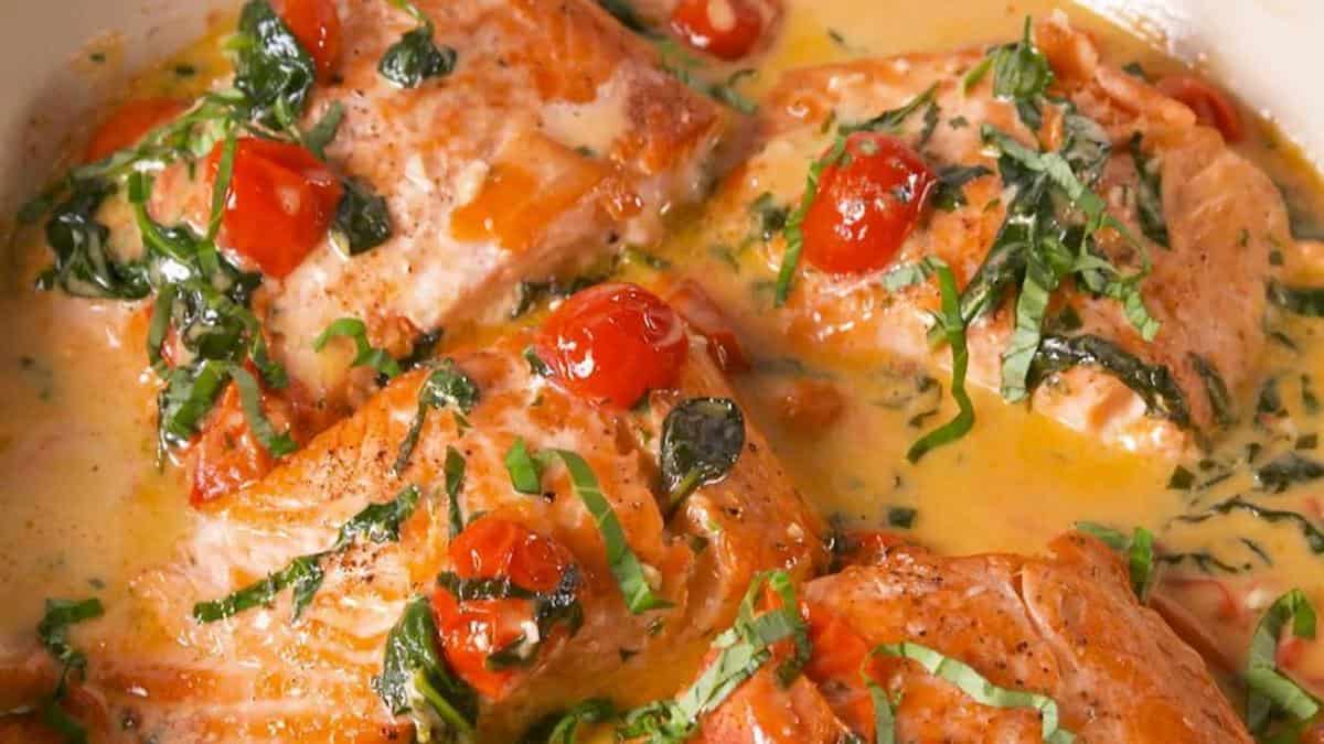 Saumon à la Toscane