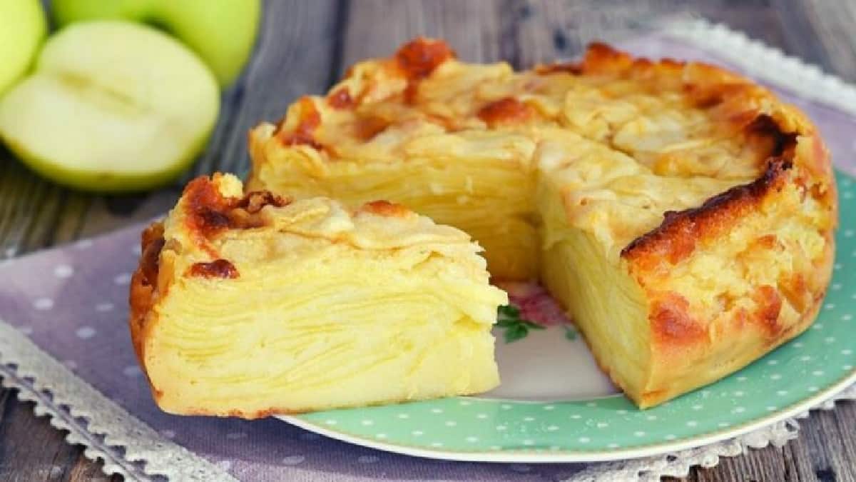 Gâteau Invisible aux pommes