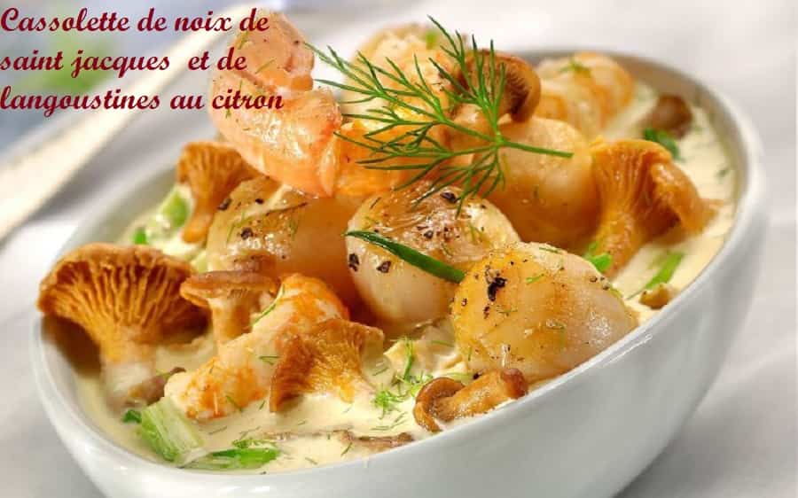 Cassolette de noix de saint jacques