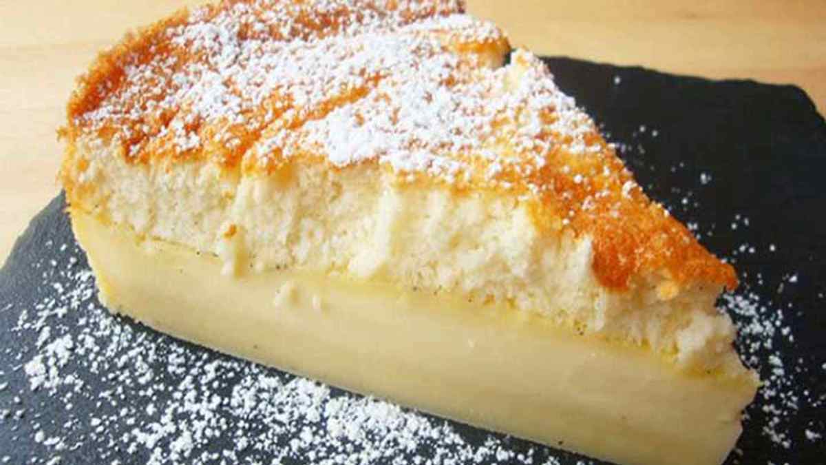 Gâteau magique à la vanille