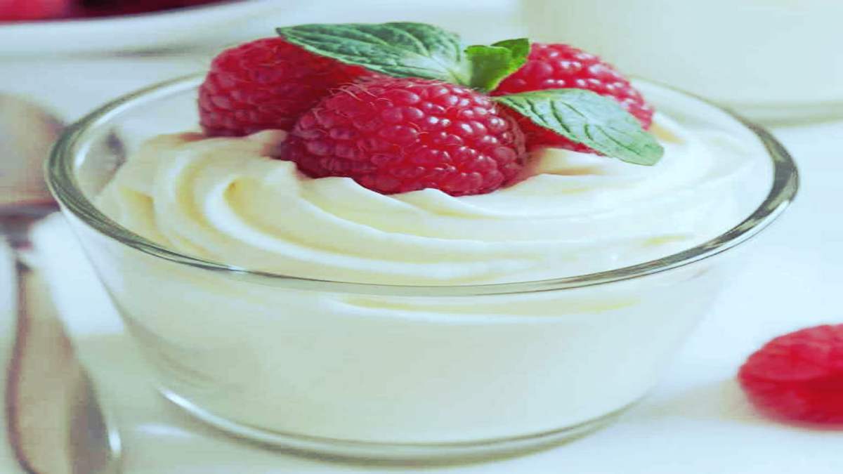Mousse de mascarpone à la vanille Maison.
