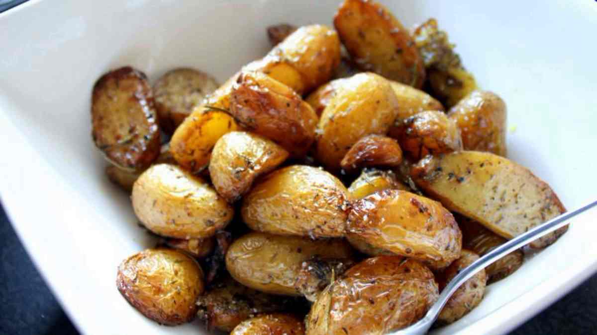Pommes de terre confites