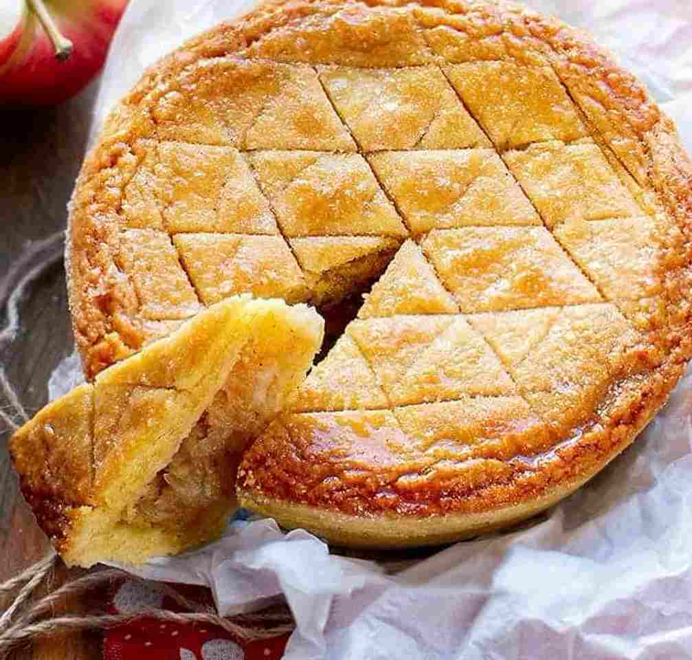 gâteau américain coeur aux pommes