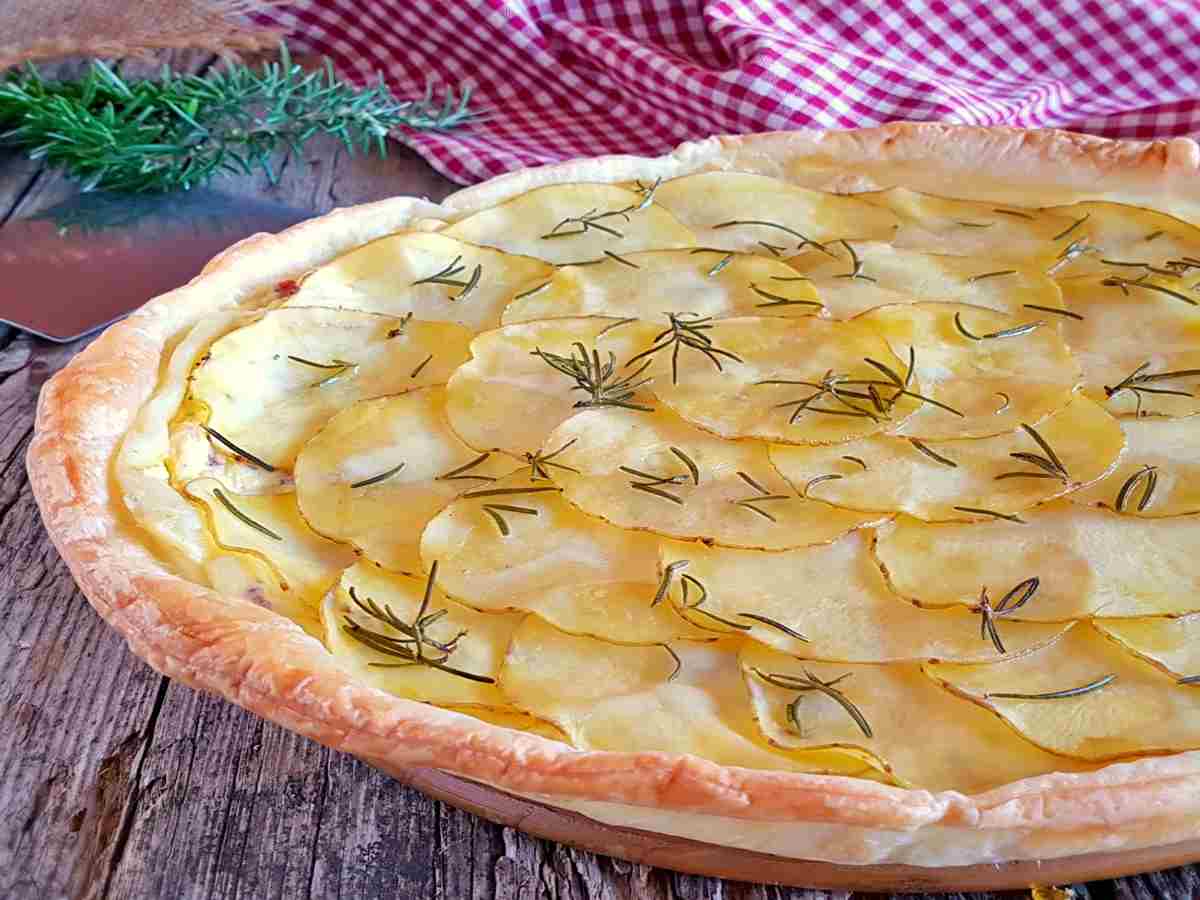 Tarte salée aux pommes de terre
