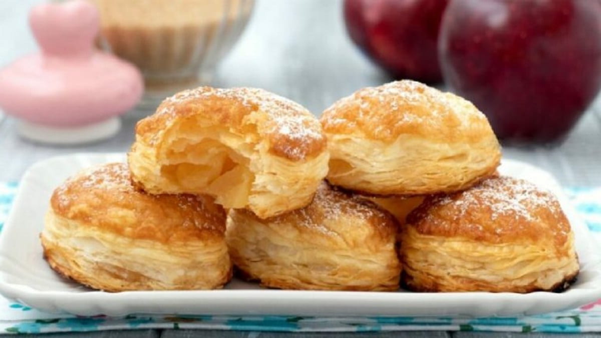Chaussons feuilletés aux pommes