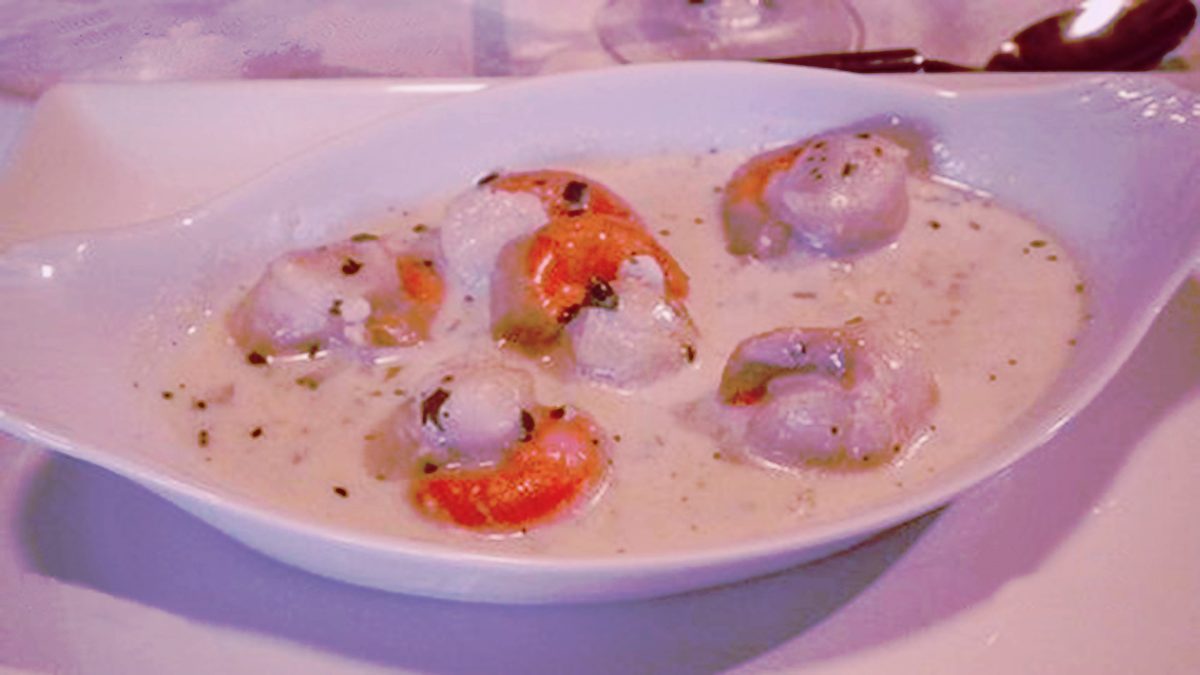 Coquilles st jacques à la crème façon