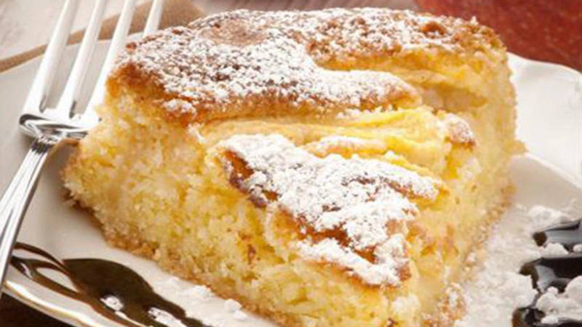 Gâteau aux pommes léger