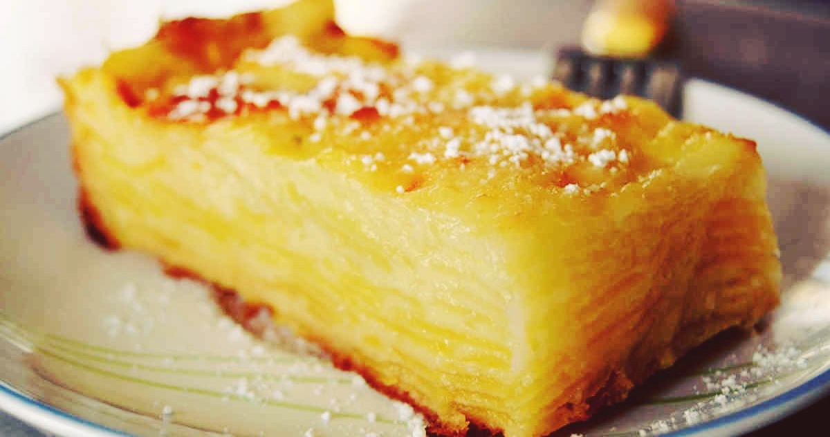 Gâteau invisible aux pommes