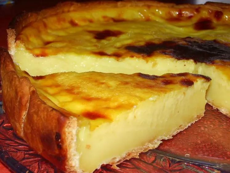 Tarte au flan de ma grand-mère,