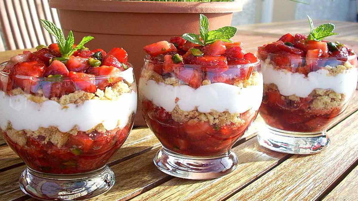 Délicieux Tartare de fraises