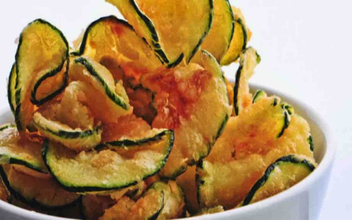 Chips de courgettes