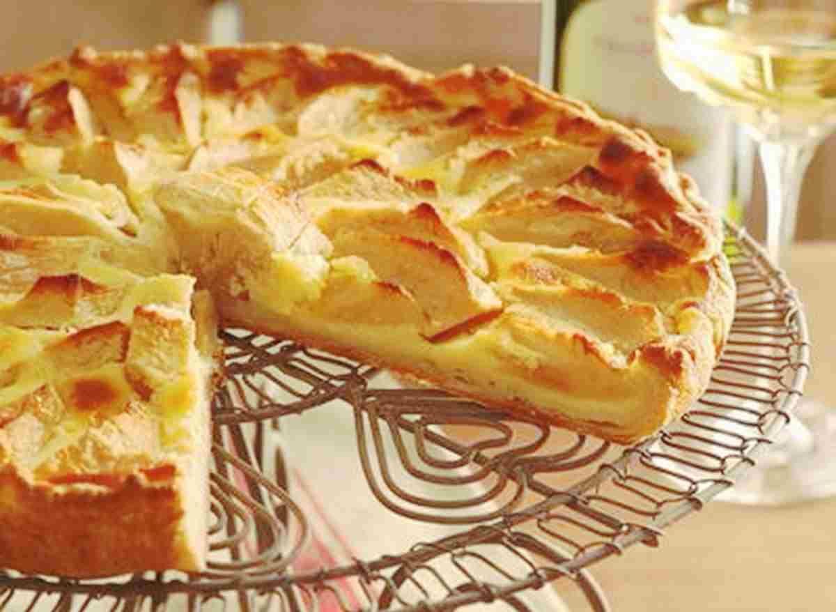 Tarte aux pommes à l'Alsacienne