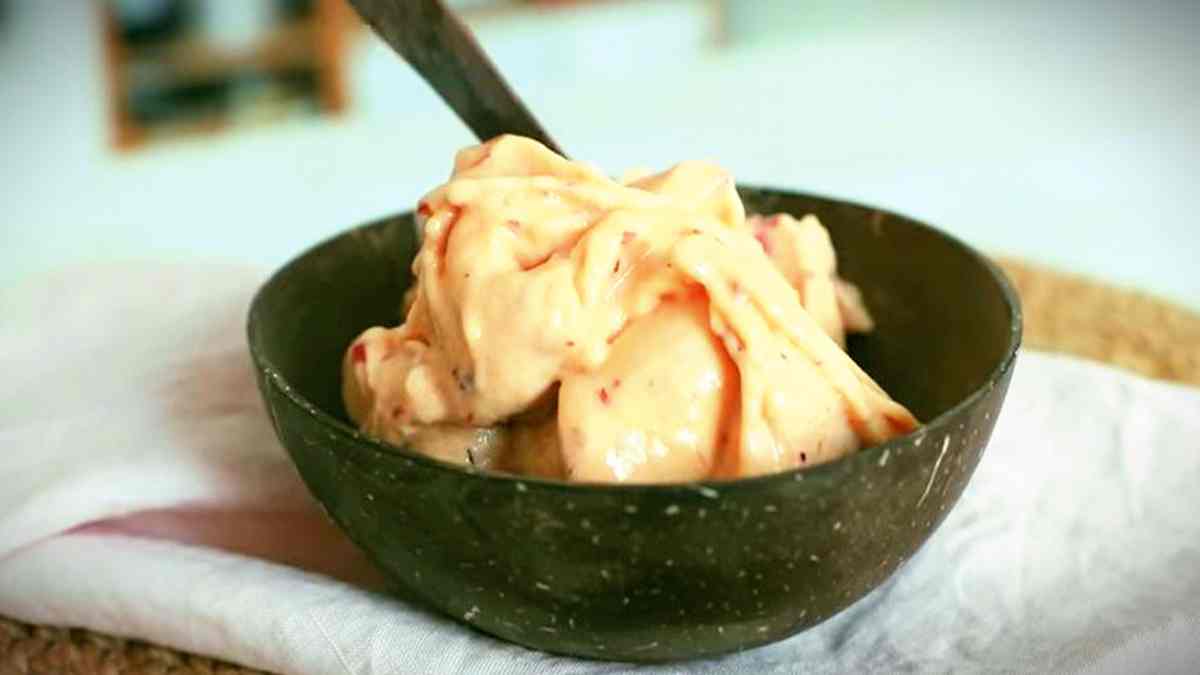 Glace à la pêche