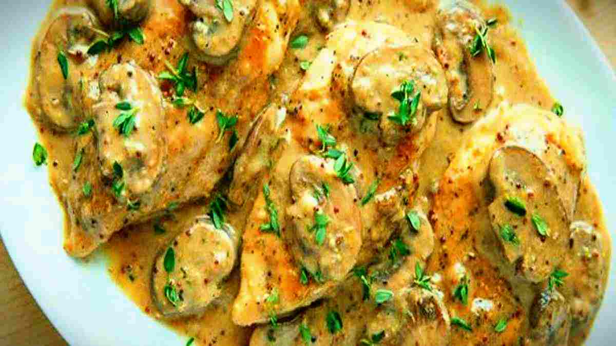 Poulet à la moutarde